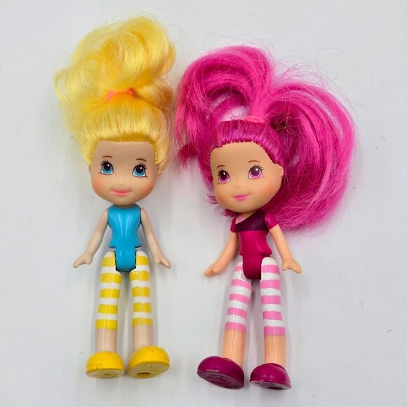 Strawberry Shortcake Doll Lot McDonald’s 2010 Orange Blossom Lemon Meringue Mini - Picture 9 of 11